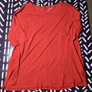 Orange terra & sky Tunic Top